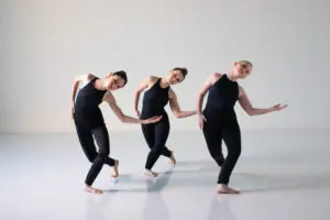 Dance students from Cavod's Modern 2 class