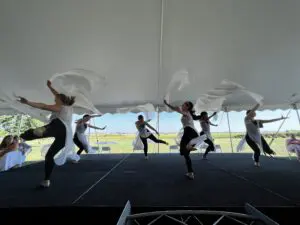 Cavod Academy Ornate Team Dancers Performing A Routine