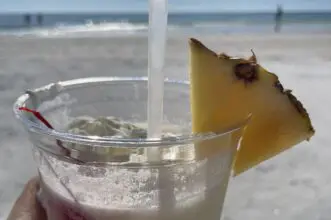 Connie's birthday pina colada on the beach | Coffee With Connie | Cavod Dance Theatre