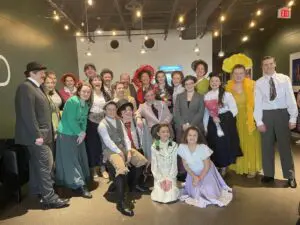 The cast of the show "Hello, Dolly" at Cavod Perfroming Arts Theatre 