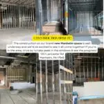 A collage of pictures taken of the infrastructure for Cavod's Manheim location. The image also promotes the open house for the location, which will occur on August 13th. 