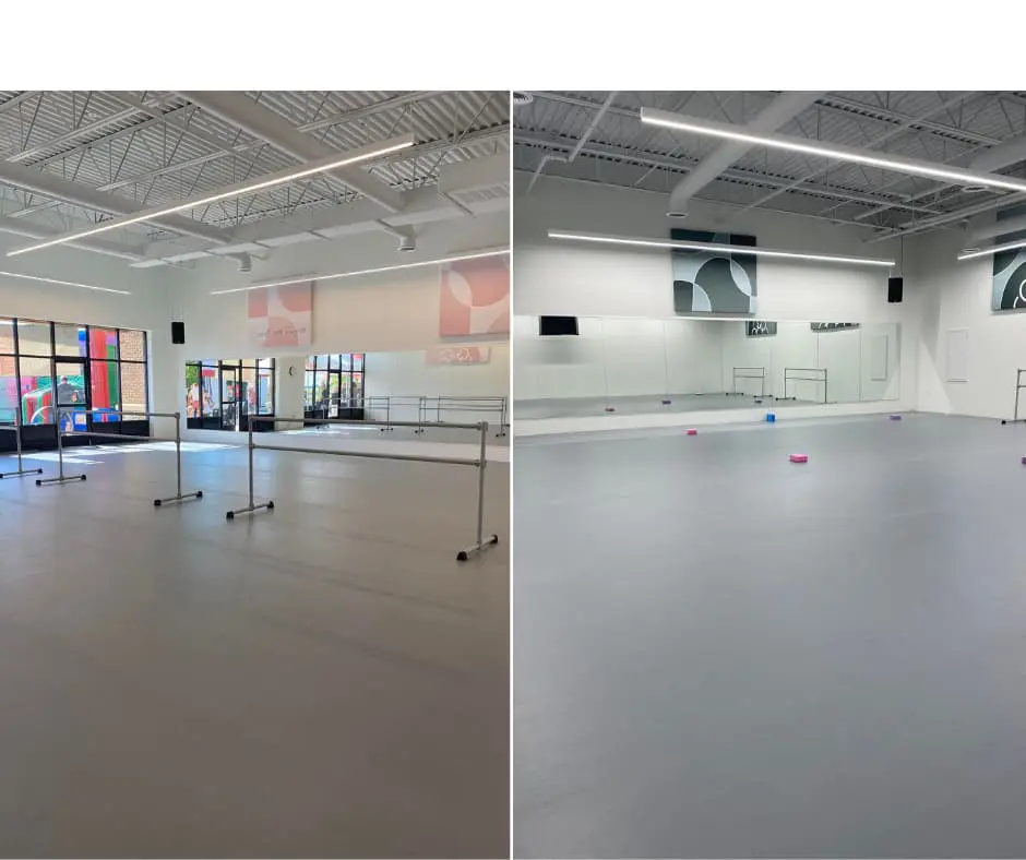 The inside of Cavod Performing Arts' Manheim PA location during construction.