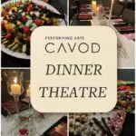 A poster for the upcoming Cavod Dinner Theatre event prior to the first show for Cavod Performing Arts' production of The Sound of Music
