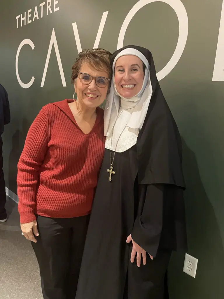 Cavod's Executive Director Connie Dienner and Artistic Director of Theatre, Monica DePaul at Cavod's 2023 production of the Sound of Music