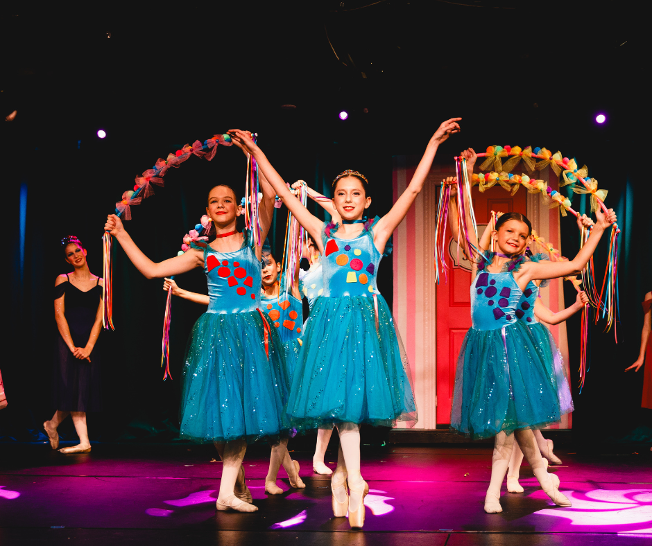 Ballet dancers from Cavod on stage during the 2023 production of their own ballet titled "Wonder"