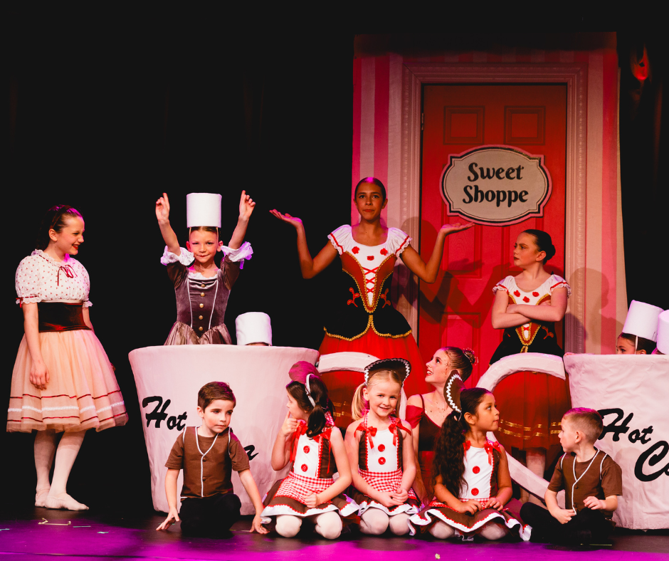 Performers from Cavod on stage during their 2023 self made ballet show titled "Wonder"