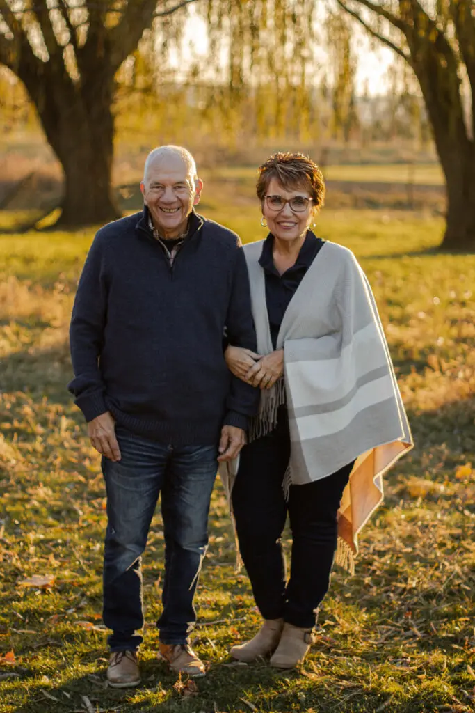 Cavod's Executive Director Connie Dienner and her husband posing for a picture
