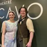 Two cast members of Cavod Theatre's 2024 production of "Anastasia"
