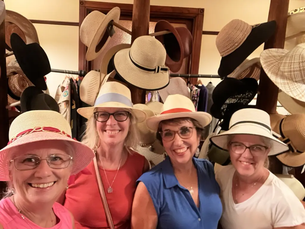 Cavod's Executive Director Connie Dienner out with friends at a store