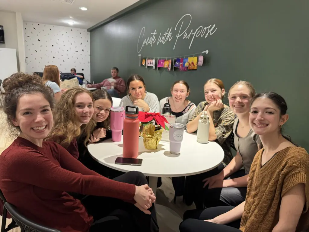 The café at Cavod is a warm and fun place to be.