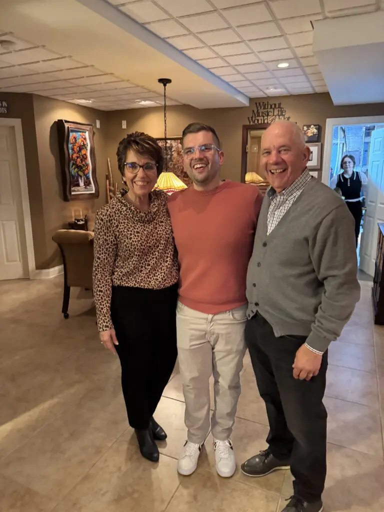 Family members and friends at Cavod's Celebration