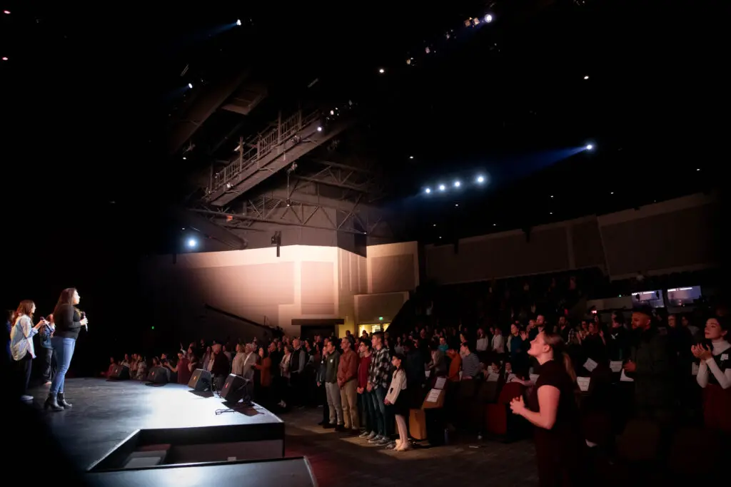 A heartfelt worship session closing the 20th-anniversary celebration at Cavod Performing Arts.