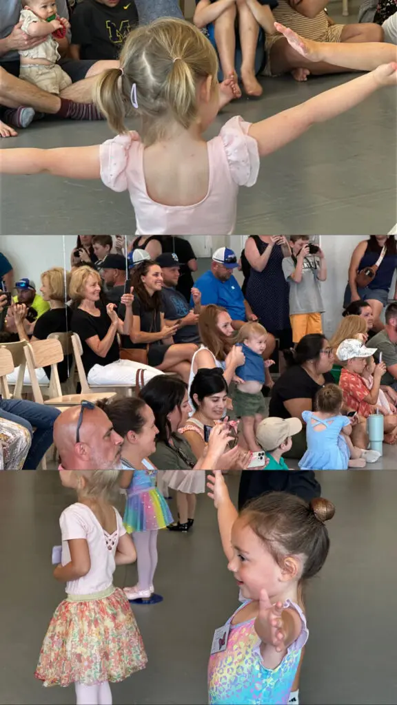 Cavod summer campers dancing in studio