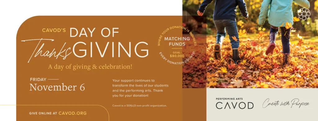 ThanksGIVING at Cavod | Cavod Performing Arts