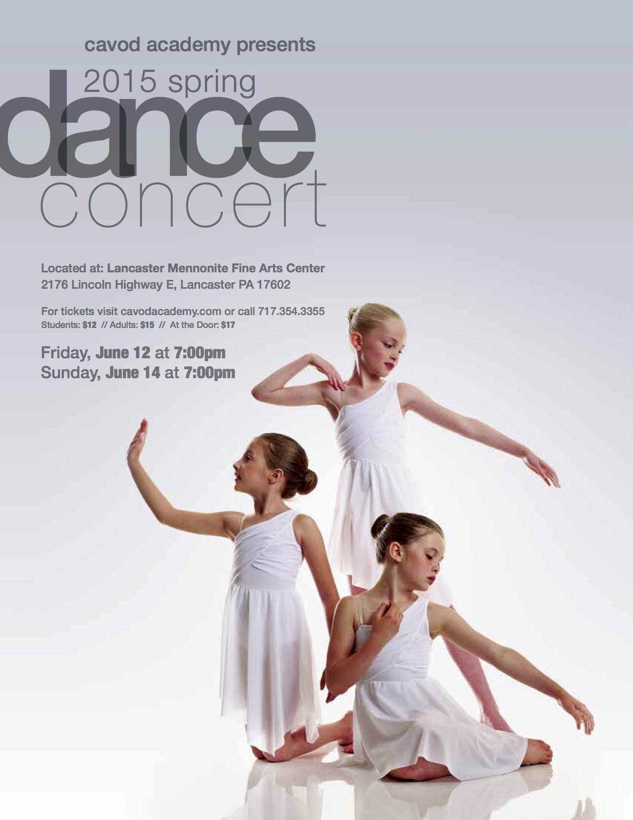 2015 Spring Dance Concert Poster