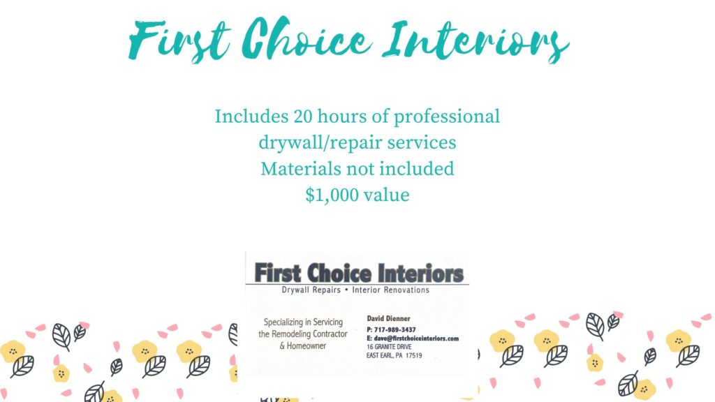 First Choice Interiors Drywall Repair Package