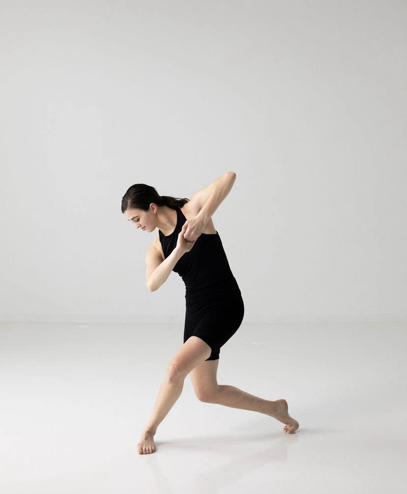 Interpretive dancer at Cavod Academy use their body to communicate complex emotions