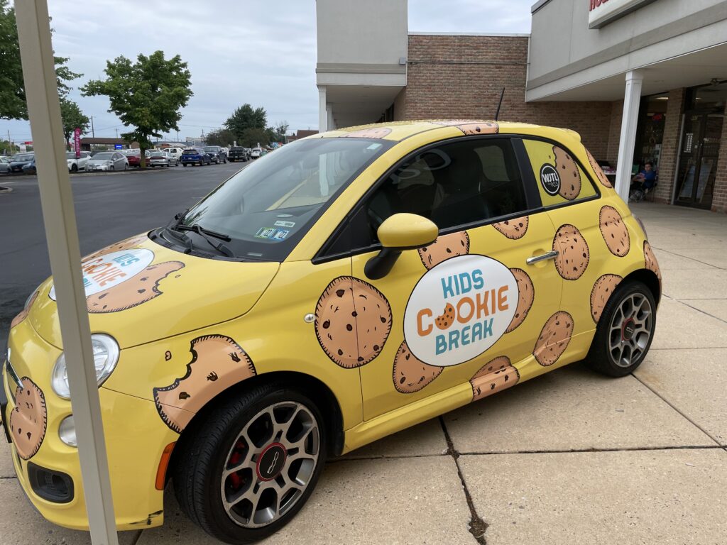 The cookie mobile, was also parked in front of Cavod Performing Arts in New Holland, Pa during the open house event