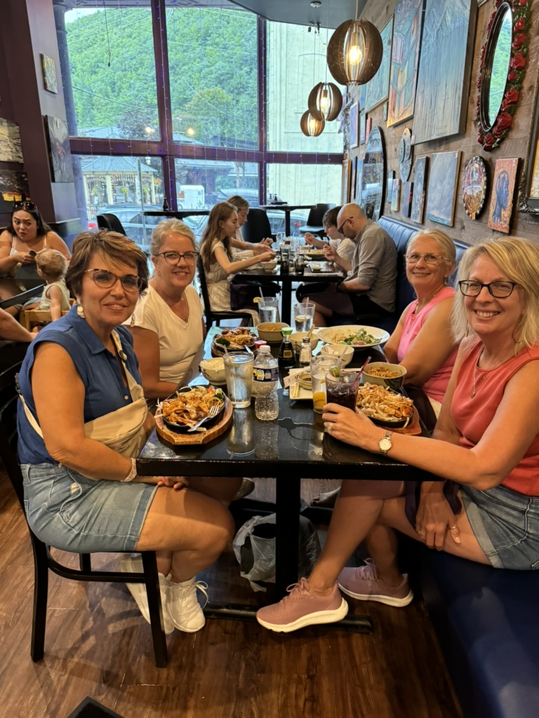 Cavod's Executive Director out for lunch with friends