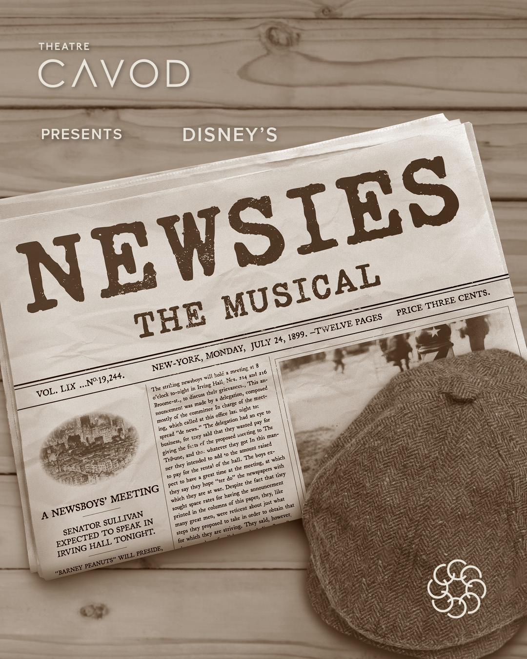 Event Tickets & Details: Newsies | Cavod Performing ArtsCavod Performing  Arts
