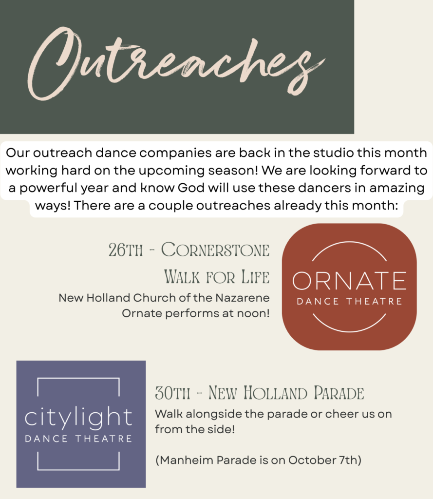 September Newsletter 2026 | Cavod Performing Arts